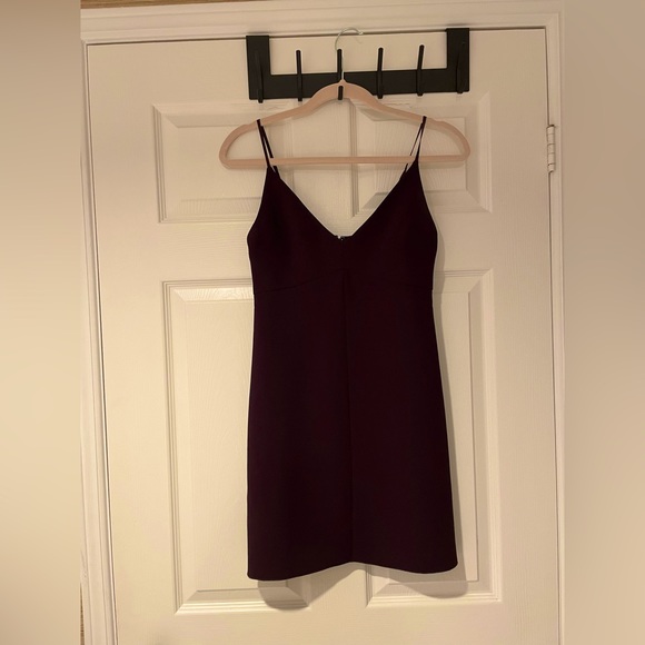 ARITZIA - Wilfred Purple Spaghetti Strap Mini Dress - Picture 1 of 4